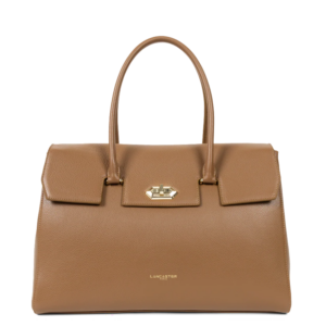 TRES GRAND SAC CABAS ÉPAULE LANCASTER MILANO COSMOS CAMEL 547-57 CAMEL www.solene-maroquinerie.fr