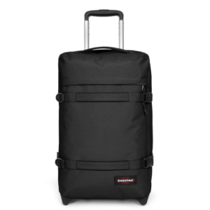 Valise cabine à 2 roues avec 2 compartiments principaux et serrure TSA EASTPAK EK0A5BA7 008 BLACK www.solene-maroquinerie.fr