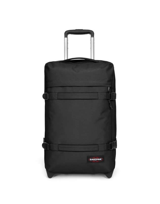 Valise cabine à 2 roues avec 2 compartiments principaux et serrure TSA EASTPAK EK0A5BA7 008 BLACK www.solene-maroquinerie.fr