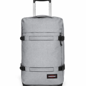 Valise cabine à 2 roues avec 2 compartiments principaux et serrure TSA EASTPAK EK0A5BA7 363 SUNDAY GREY www.solene-maroquinerie.fr