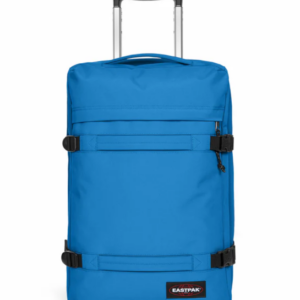 Valise cabine à 2 roues avec 2 compartiments principaux et serrure TSA EASTPAK EK0A5BA7 8Y1 AURORA BLUE www.solene-maroquinerie.fr