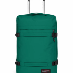 Valise cabine à 2 roues avec 2 compartiments principaux et serrure TSA EASTPAK EK0A5BA7 8Y1 PINENEEDLE GREEN www.solene-maroquinerie.fr