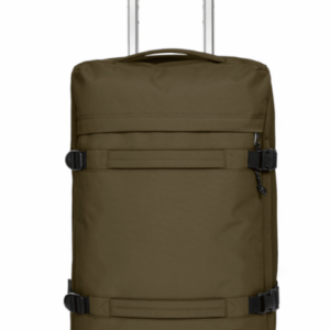 Valise cabine à 2 roues avec 2 compartiments principaux et serrure TSA EASTPAK EK0A5BA7 J32 ARMY OLIVE www.solene-maroquinerie.fr