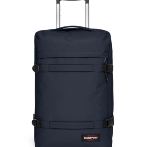 Valise cabine à 2 roues avec 2 compartiments principaux et serrure TSA EASTPAK EK0A5BA7 L83 ULTRA MARINE www.solene-maroquinerie.fr