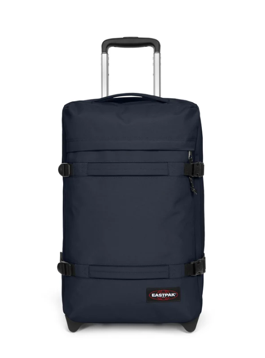 Valise cabine à 2 roues avec 2 compartiments principaux et serrure TSA EASTPAK EK0A5BA7 L83 ULTRA MARINE www.solene-maroquinerie.fr