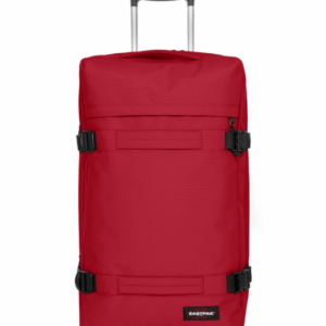 Valise large à 2 roues avec 2 compartiments principaux et serrure TSA EASTPAK TRANSIT'R L EK0A5BA9 1O9 SCARLET RED www.solene-maroquinerie.fr