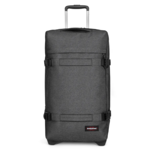 Valise large à 2 roues avec 2 compartiments principaux et serrure TSA EASTPAK TRANSIT'R L EK0A5BA9 77H BLACK DENIM www.solene-maroquinerie.fr