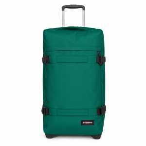 Valise large à 2 roues avec 2 compartiments principaux et serrure TSA EASTPAK TRANSIT'R L EK0A5BA9 7Y4 PINENEEDLE GREEN www.solene-maroquinerie.fr