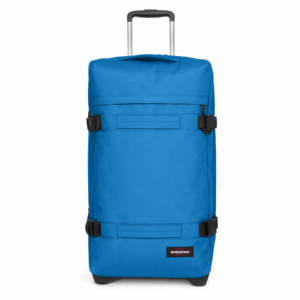Valise large à 2 roues avec 2 compartiments principaux et serrure TSA EASTPAK TRANSIT'R L EK0A5BA9 8Y1 AURORA BLUE www.solene-maroquinerie.fr