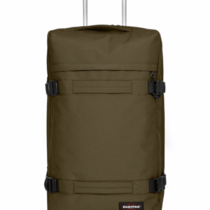 Valise large à 2 roues avec 2 compartiments principaux et serrure TSA EASTPAK TRANSIT'R L EK0A5BA9 J32 ARMY OLIVE www.solene-maroquinerie.fr