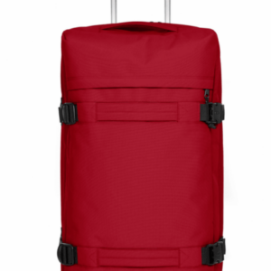 Valise moyenne à 2 roues avec 2 compartiments principaux et serrure TSA EASTPAK TRANSIT'R M EK0A5BA8 1O9 SCARLET RED www.solene-maroquinerie.fr