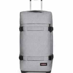 Valise moyenne à 2 roues avec 2 compartiments principaux et serrure TSA EASTPAK TRANSIT'R M EK0A5BA8 363 SUNDAY GREY www.solene-maroquinerie.fr