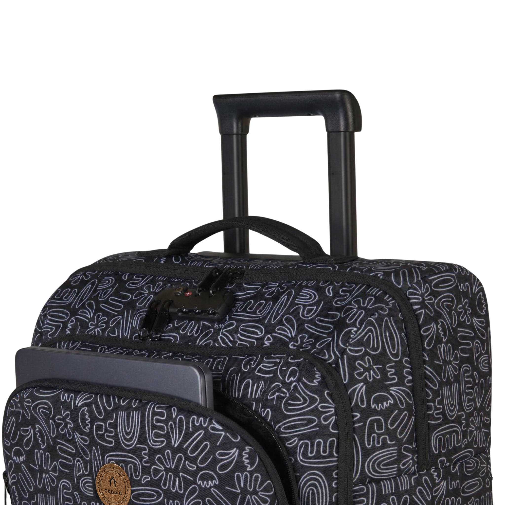 VALISE SOUPLE 4 ROUES CABAIA SOFTSUITCASE 4 WHEELS LARGE AMIENS www.solene-maroquinerie.fr 2