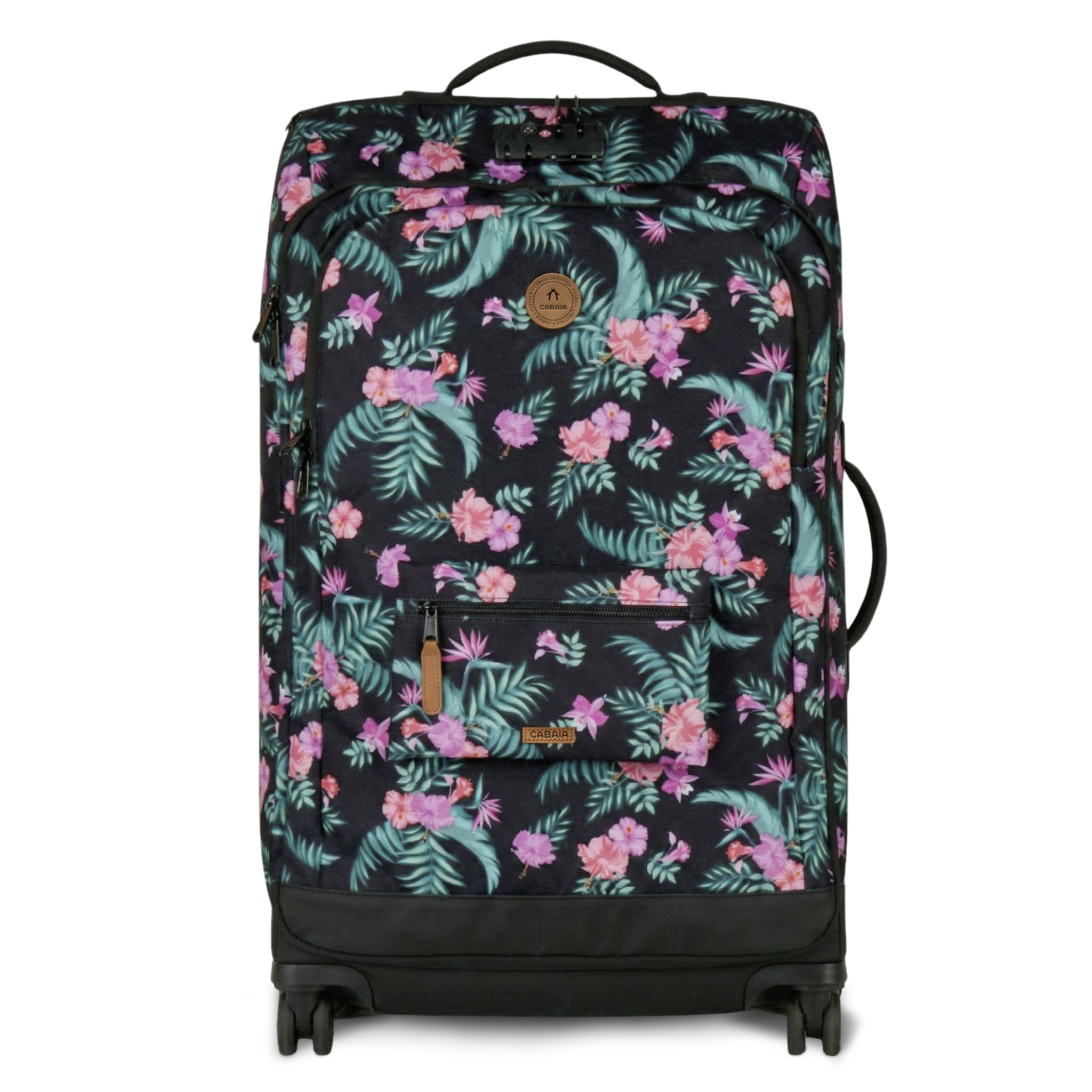 VALISE SOUPLE 4 ROUES CABAIA SOFTSUITCASE 4 WHEELS LARGE VALLADOLID www.solene-maroquinerie.fr