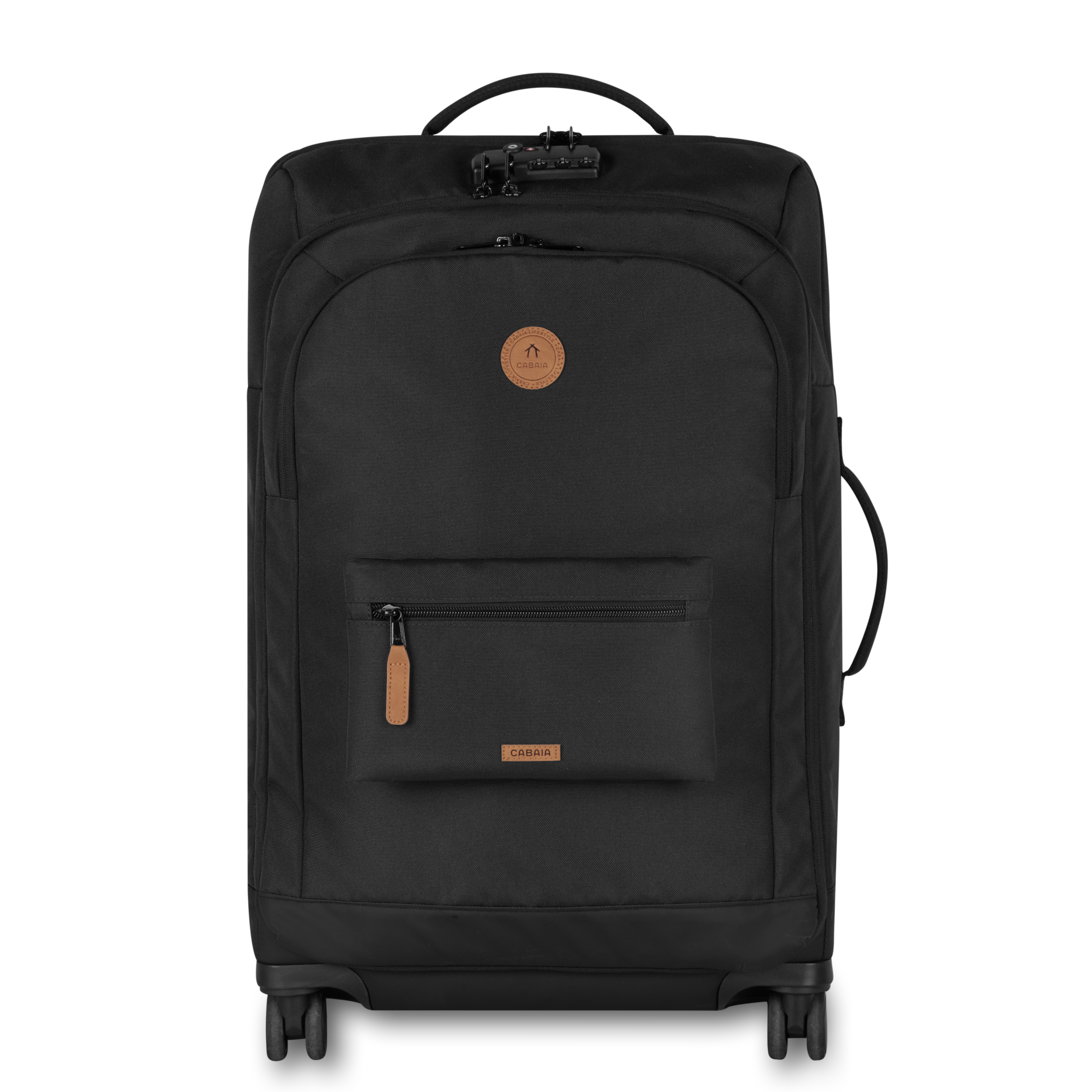 VALISE SOUPLE 4 ROUES CABAIA SOFTSUITCASE 4 WHEELS MEDIUM BERLIN www.solene-maroquinerie.fr