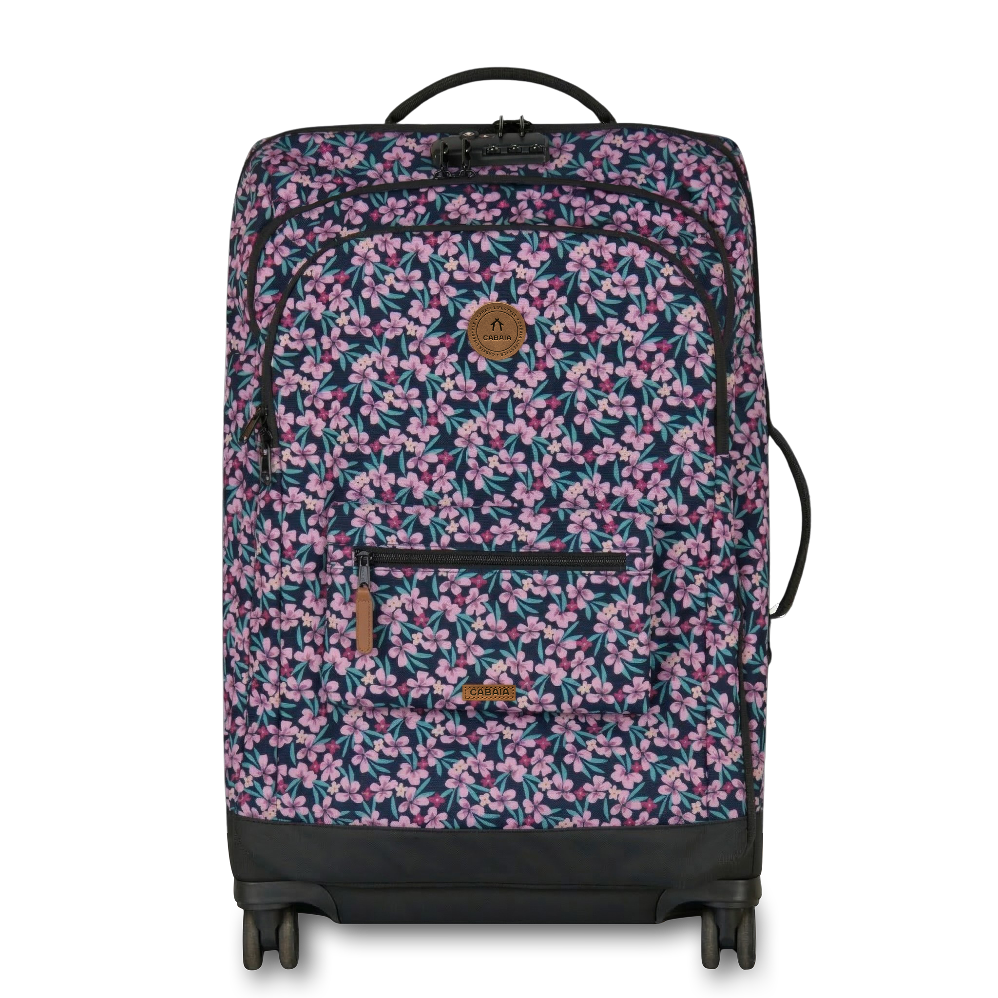 VALISE SOUPLE 4 ROUES CABAIA SOFTSUITCASE 4 WHEELS MEDIUM CAGLIARI www.solene-maroquinerie.fr
