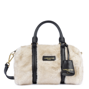 Sac polochon - Moumoute - Ecru - Noir
