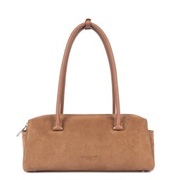 Sac rectangle - Suède Cube - Camel