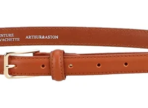 Arthur & Aston Ceinture cuir vachette CF2026-320/120 - Cognac