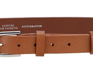 Arthur & Aston Ceinture cuir vachette CF2026-322/120 - Cognac