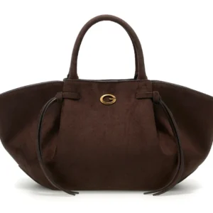 GUESS ALLEGRA GIRLFRIEND SATCHEL - ESPRESSO