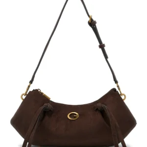 GUESS ALLEGRA SHOULDER BAG - ESPRESSO