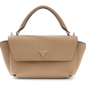 GUESS GILDA TOP HANDLE FLAP - BEIGE