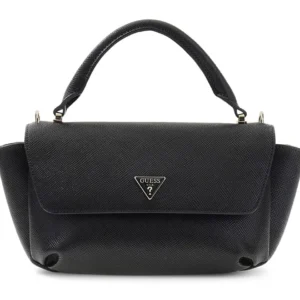 GUESS GILDA TOP HANDLE FLAP - BLACK
