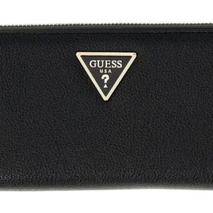 GUESS LAUREL II SLG LARGE ZIP AROUND - BLACK