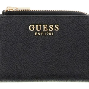 GUESS LAUREL II SLG MED ZIP AROUND - BLACK