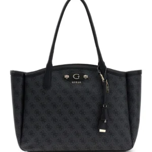 GUESS LINDSEY TOTE - COAL LOGO