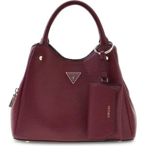 GUESS LORELLA SMALL GIRLFRIEND TOTE - MERLOT