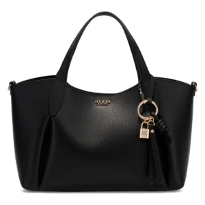GUESS MELODY 2 IN 1 SATCHEL - BLACK