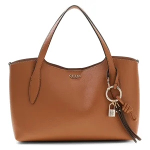 GUESS MELODY 2 IN 1 SATCHEL - CARAMEL