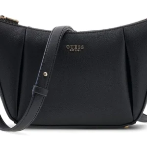 GUESS MELODY CNVRTBLE SHOULDER BAG - BLACK