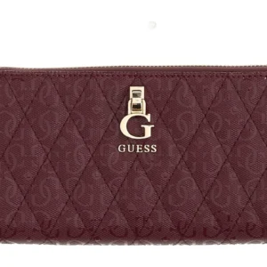 GUESS TAMARA SLG LARGE ZIP AROUND - MERLOT