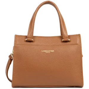 Petit sac à main - Foulonné Double DAILY - Camel - In - Orange