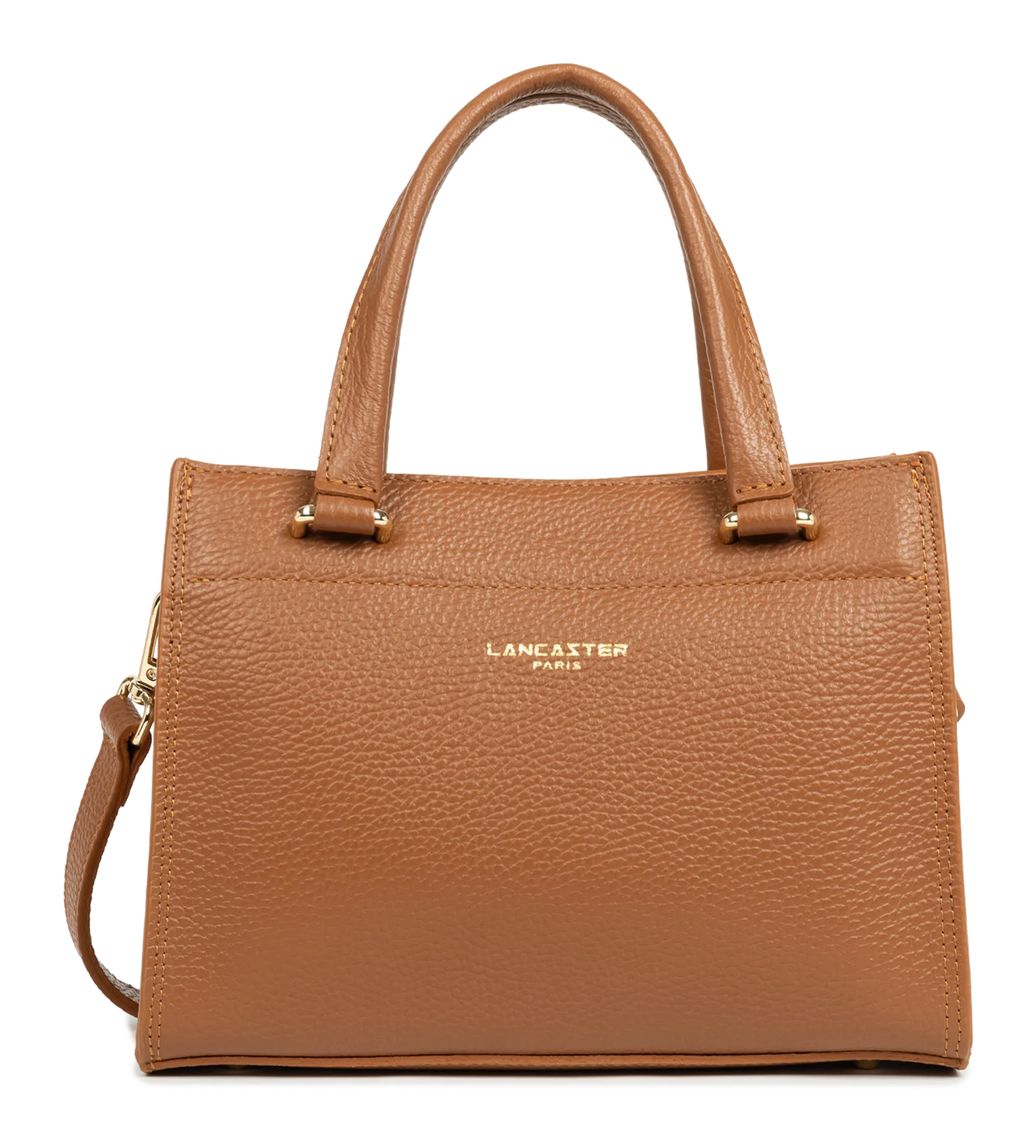 Petit sac à main - Foulonné Double DAILY - Camel - In - Orange