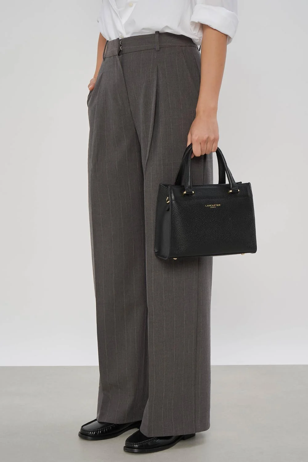 Petit sac à main - Foulonné Double DAILY - Noir - In - Nude – Image 6
