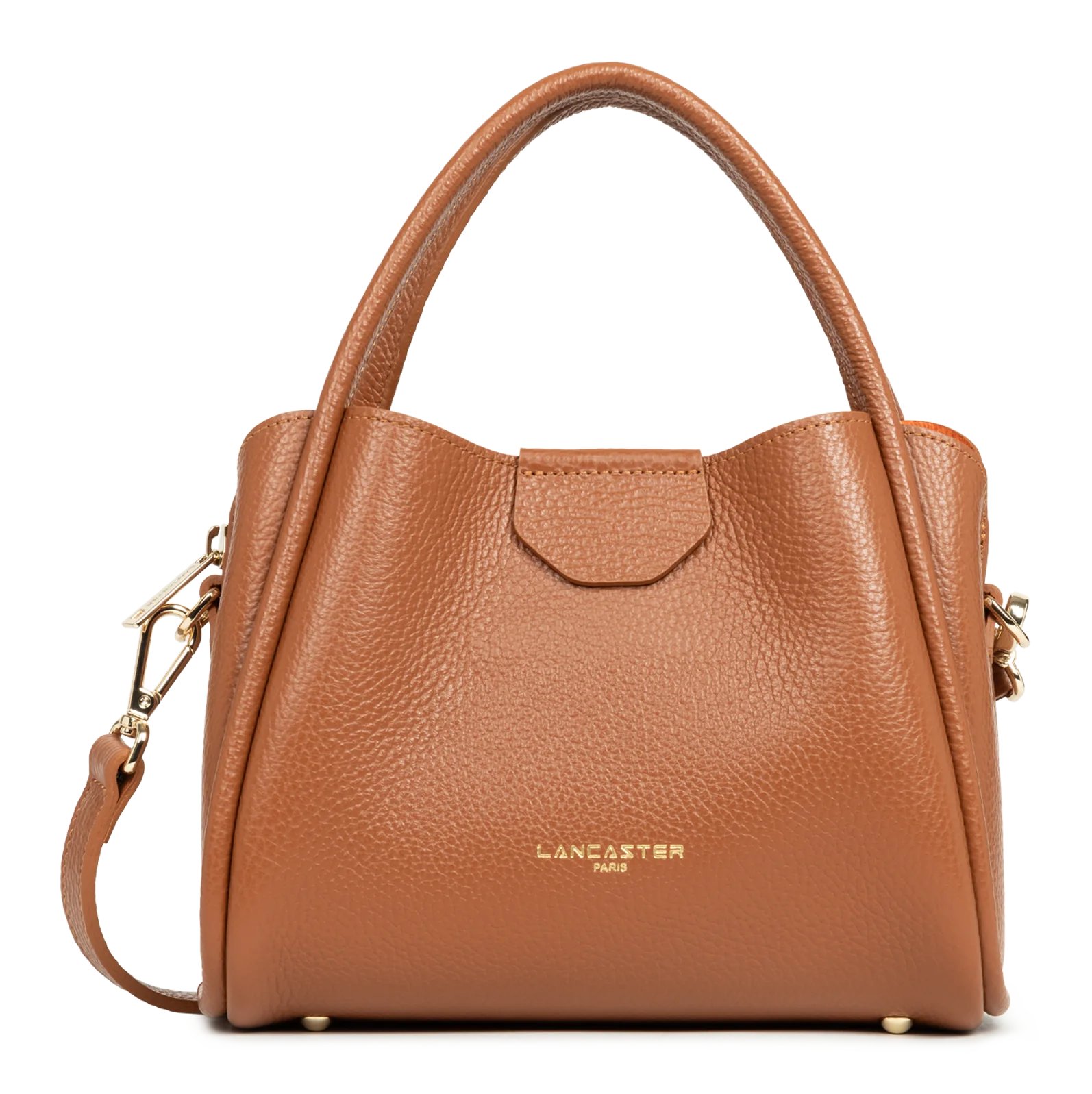 Petit sac à main - Ida Double - Camel - In - Orange