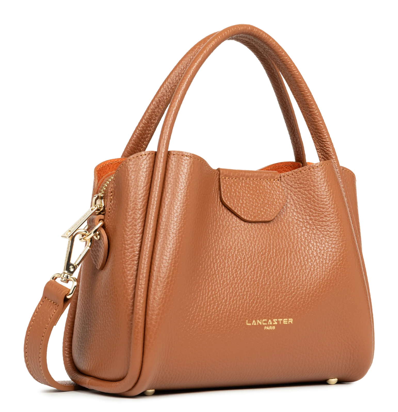 Petit sac à main - Ida Double - Camel - In - Orange – Image 2