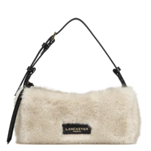 Petit sac rectangle - Moumoute - Ecru - Noir