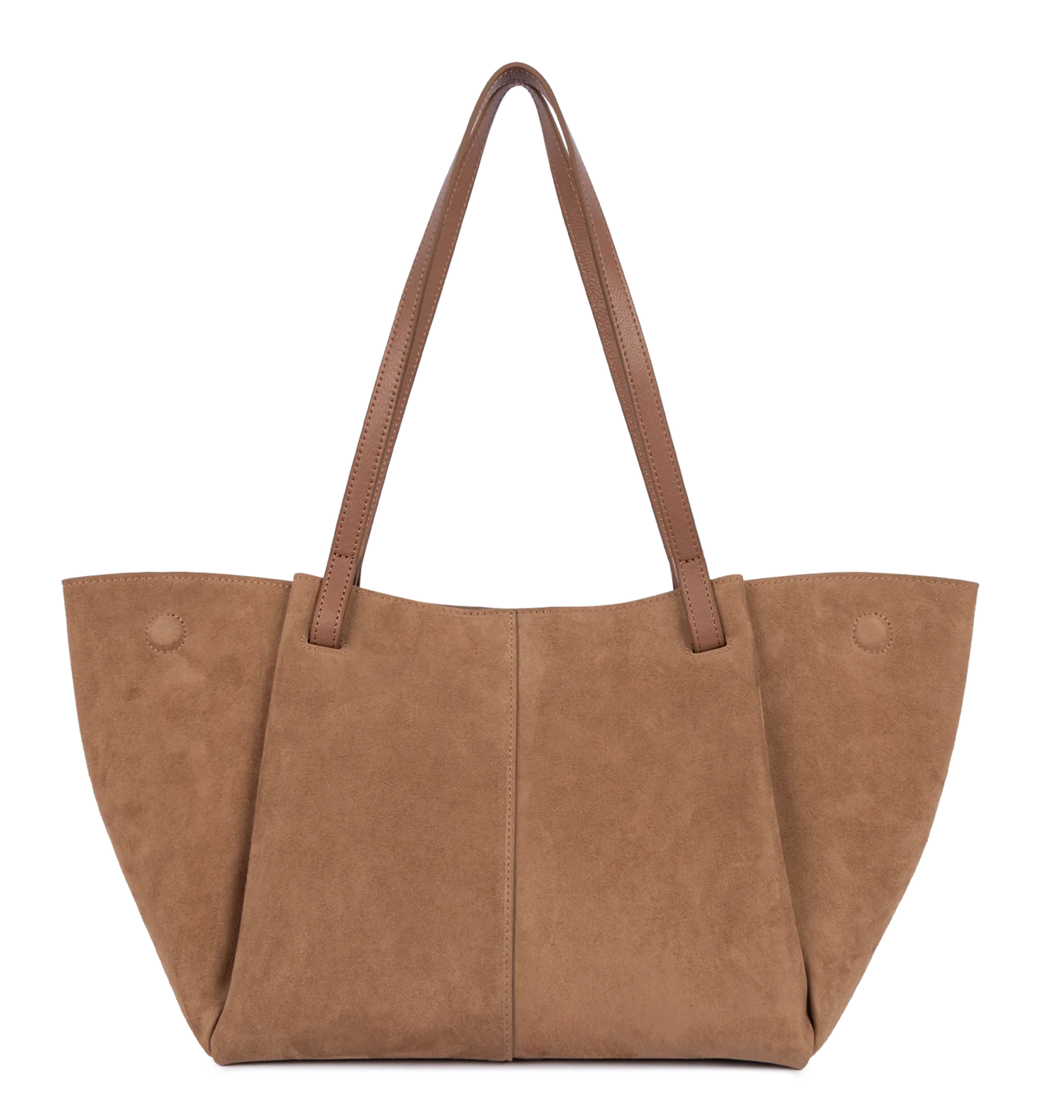 Sac cabas épaule - Suède - Camel – Image 3