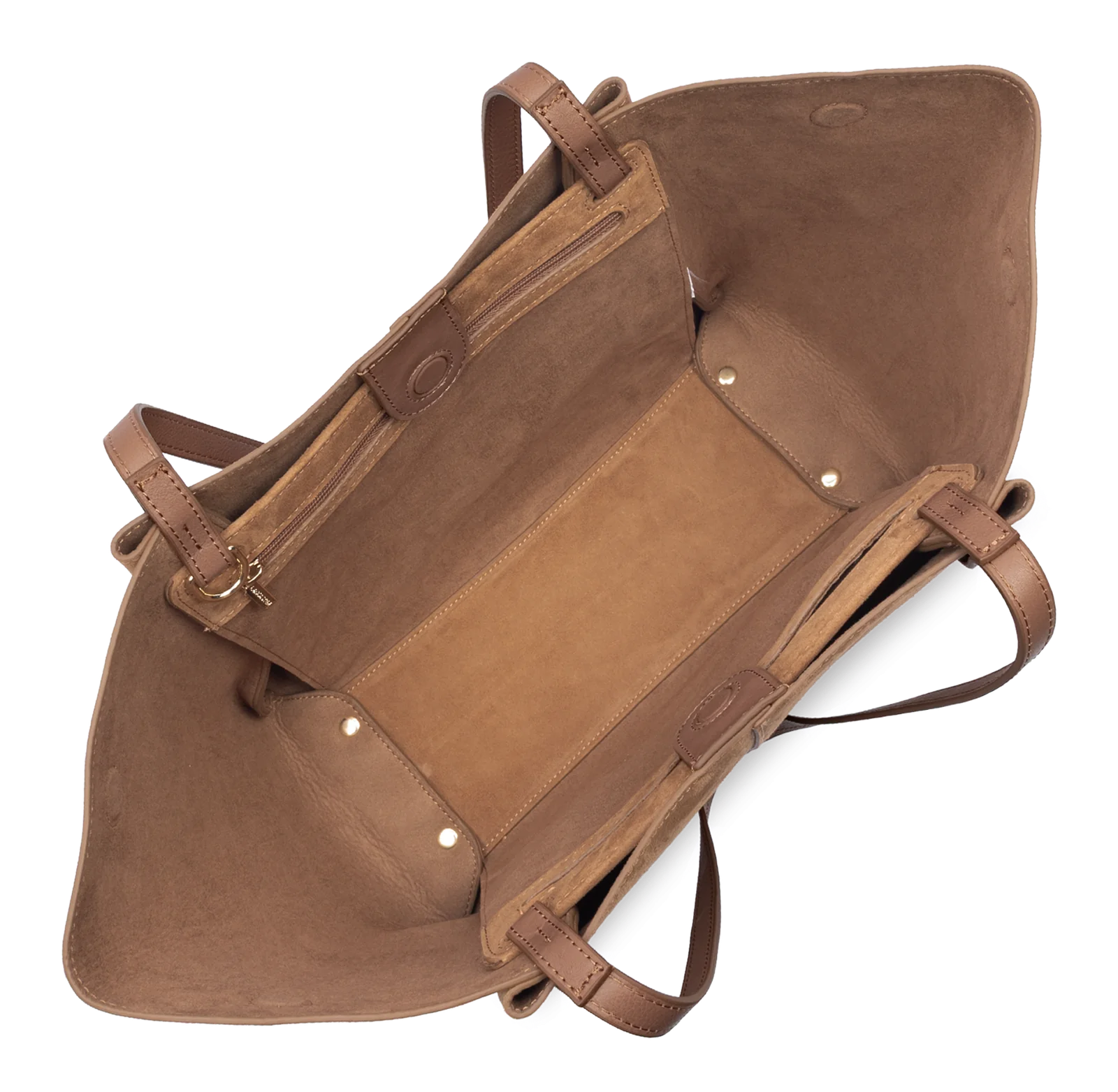 Sac cabas épaule - Suède - Camel – Image 4