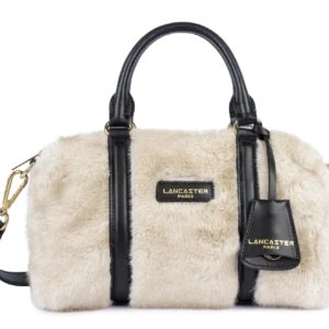 Sac polochon - Moumoute - Ecru - Noir