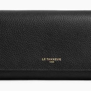Le Tanneur PF 10CC MON ZIP LONG AVEC RBT NOIR 1