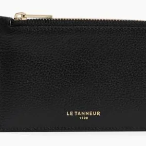 Le Tanneur PORTE CARTES ZIPPE 4CC NOIR 1
